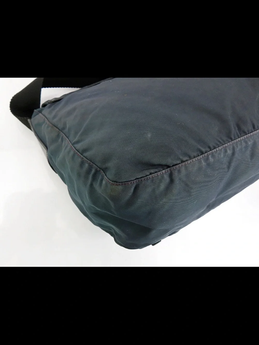 Prada Navy Messenger Bag for Men